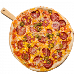 Pizza Mexicana pečená 520g 33cm