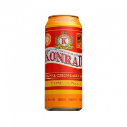 Konrad Ležák světlý 12° pivo plech 500ml