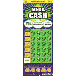 Sazka los Mega cash 1ks
