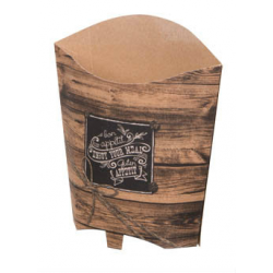 Krabička hnědá kornout 1ks