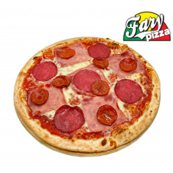 Salámová rozpékaná Fary pizza 600g 30cm