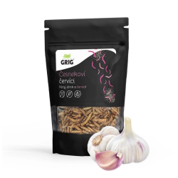 Sušení Červíci Grig Česnek 20g