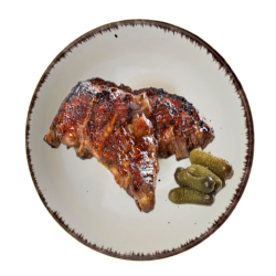 Marinovaná vepřová žebra grilovaná 450g