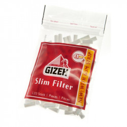 Cigaretové filtry slim 6mm Gizeh 120ks v balení