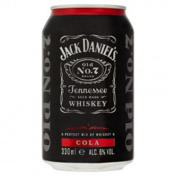 Jack Daniels & Cola plech 330ml