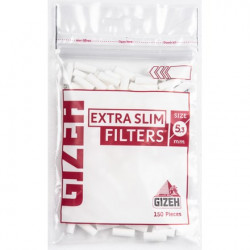 Cigaretové filtry extra slim 5mm Gizeh 150ks v balení